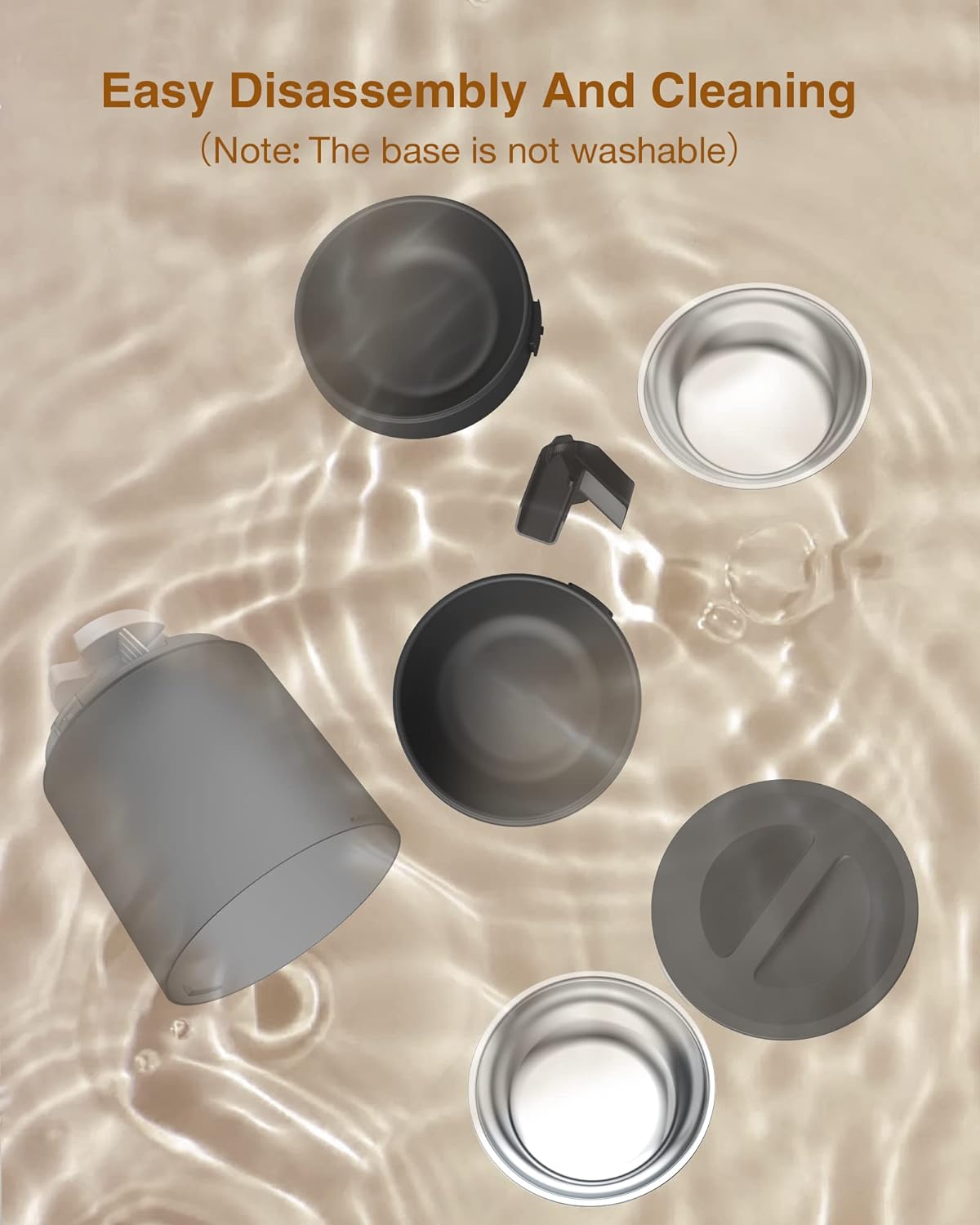 PF02D Pet Automatic Feeder Dual Bowl, 6L