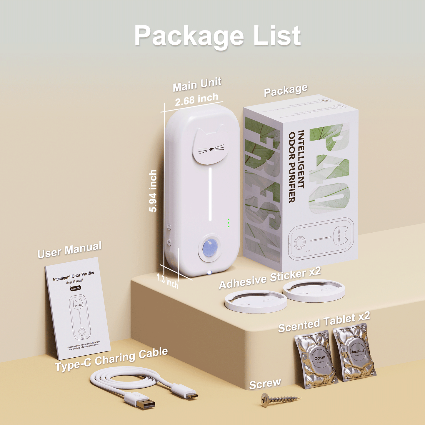 Petory Cat Litter Deodorizer Odor Eliminator 99.9%