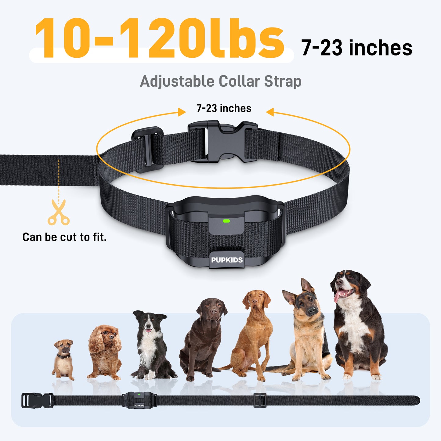 PUPKIDS 4000ft 108 Levels Waterproof Dog Training E Collar with 3 Modes for 10-120 Lbs Dogs