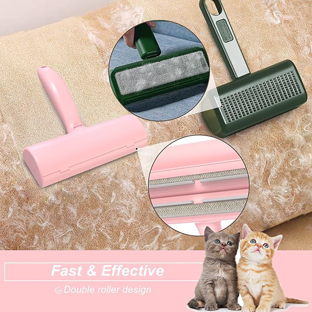 Petory Self Cleaning Pet Hair Remover Reusable Lint Roller for Dog Cat Furniture Clothing