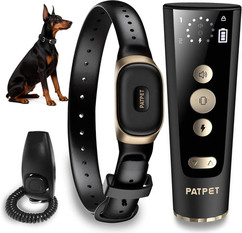 Patpet 4200ft IPX7 Waterproof Dog Training E Collar with 3 Modes for 15-140 Lbs Dogs