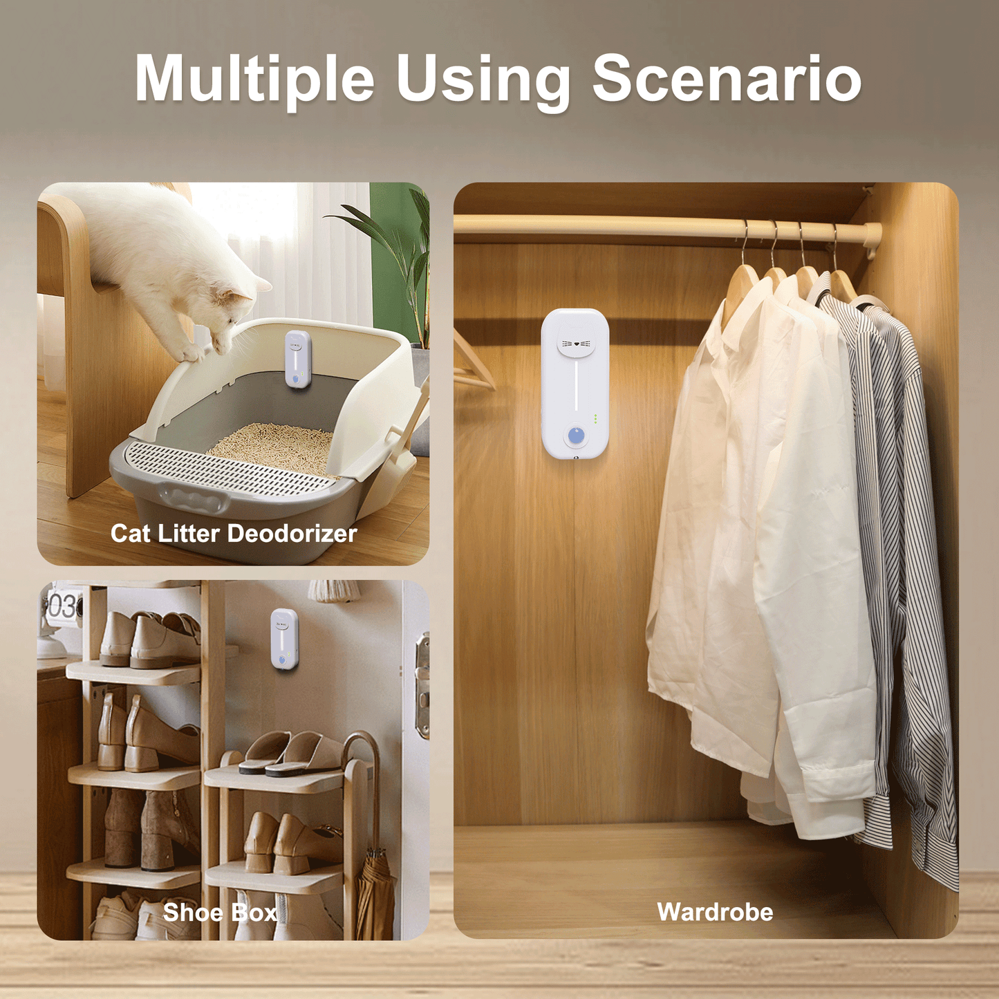 Petory Cat Litter Deodorizer Odor Eliminator 99.9%