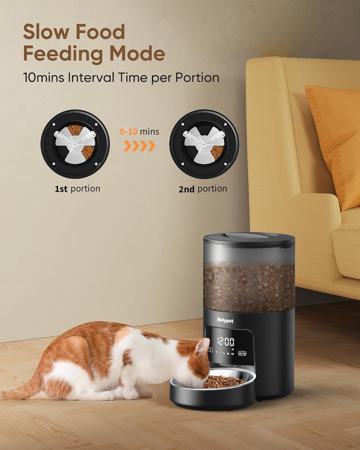 PF02 5G & 2.4G Wi-Fi Pet Feeder with APP Control