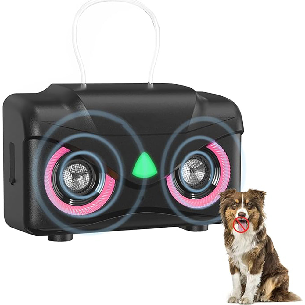 PUPKIDS 3 Modes Ultrasonic Dog Anti Barking Device for Indoor & Outdoor Use